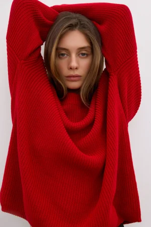 светр Rachel червоний 7